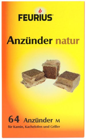 Feurius Anzünder natur 64 Stück