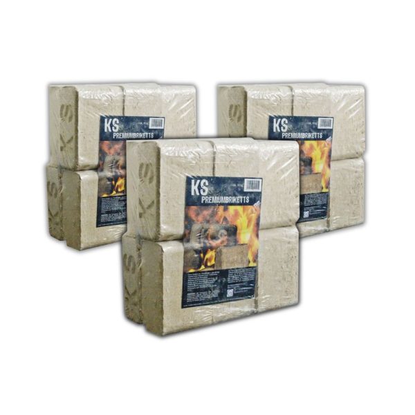KS Holzbriketts - 30 kg - Karton