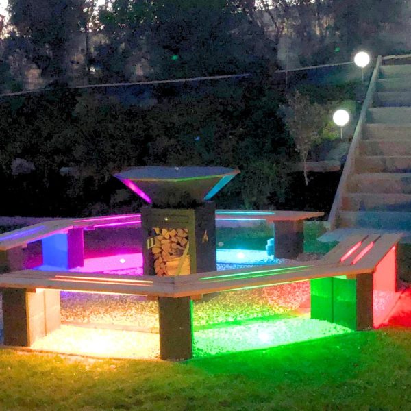 Feuerplatten BBQ 8-eckig mit Deckel – Funktion trifft Design – Bild 8