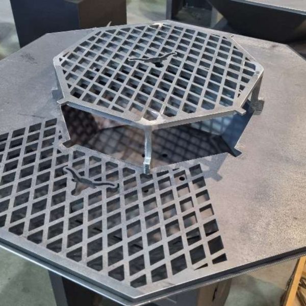 Feuerplatten BBQ 8-eckig mit Deckel – Funktion trifft Design – Bild 7